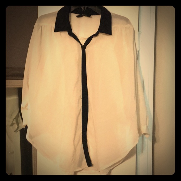 Sheer Button Up - Picture 1 of 7